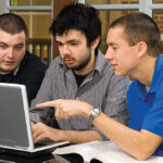 Students on computer