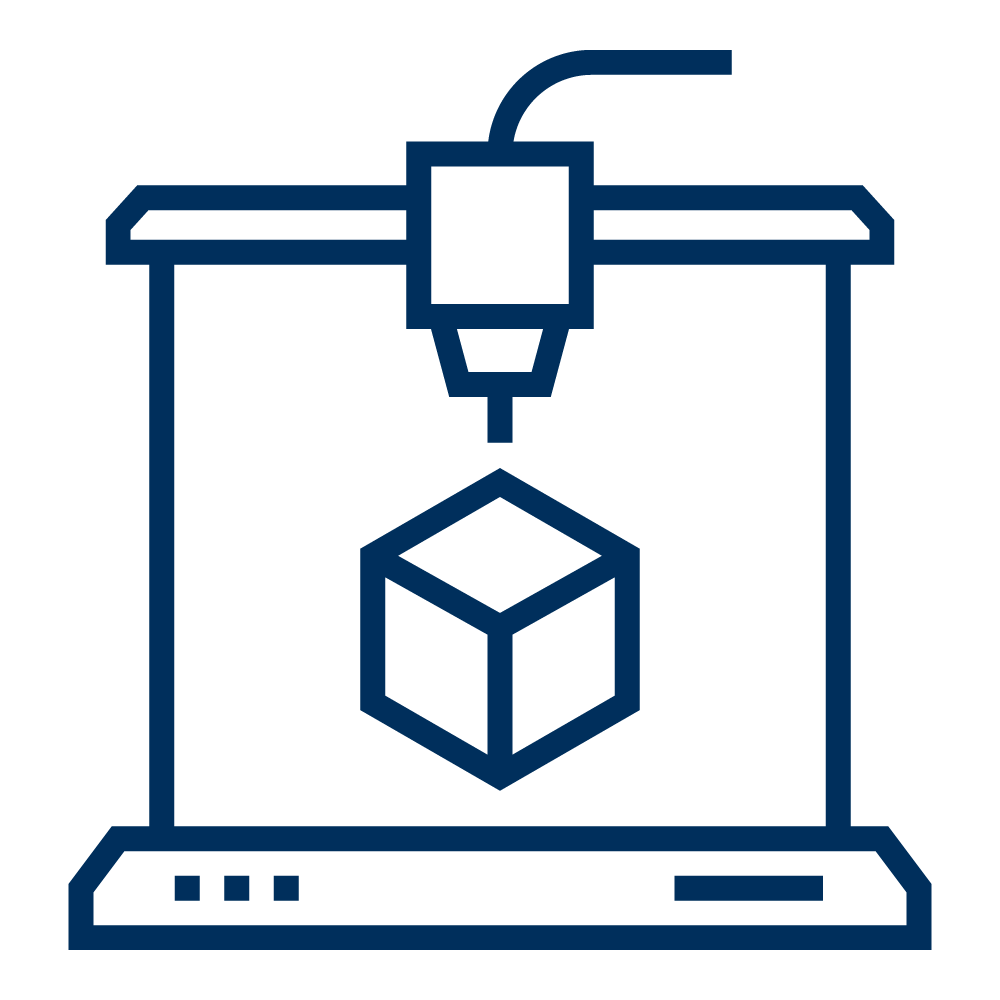 3D Printing Fabrication icon