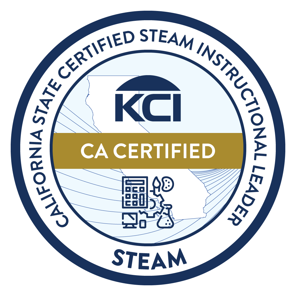 STEAM badge - CA Certified - Krause Center for Innovation