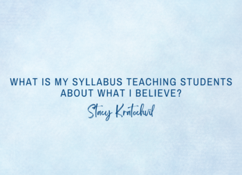 What If Your Syllabus Got a Vibe Check?